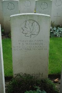 Canada Cemetery Tilloy Les Cambrai - Wiseman, T S